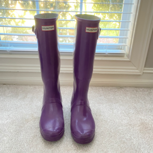 Hunter Purple Tall Boots